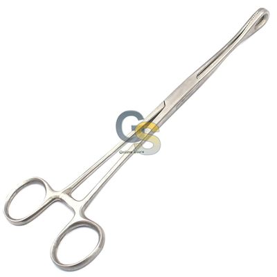 Body Piercing Sponge Forceps UNSLOTTED 7" Stainless Steel Professional Septum Ear Nipple Belly Nose Tongue Lip Navel Eyebrow by G.S Online Store