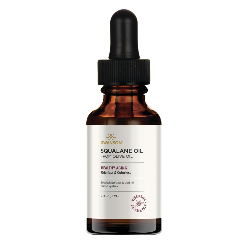 Swanson Vegetarian Squalane Oil 2 fl Ounce (59 ml) Liquid