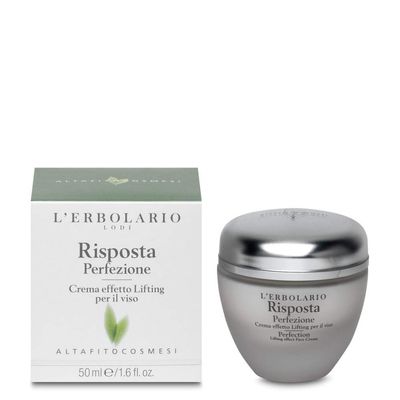 L'Erbolario Risposta Perfection Lifting Effect Face Cream Face Moisturizer and Firming Day Cream Facial Moisturizer for Skin Elasticity - 1.6 oz