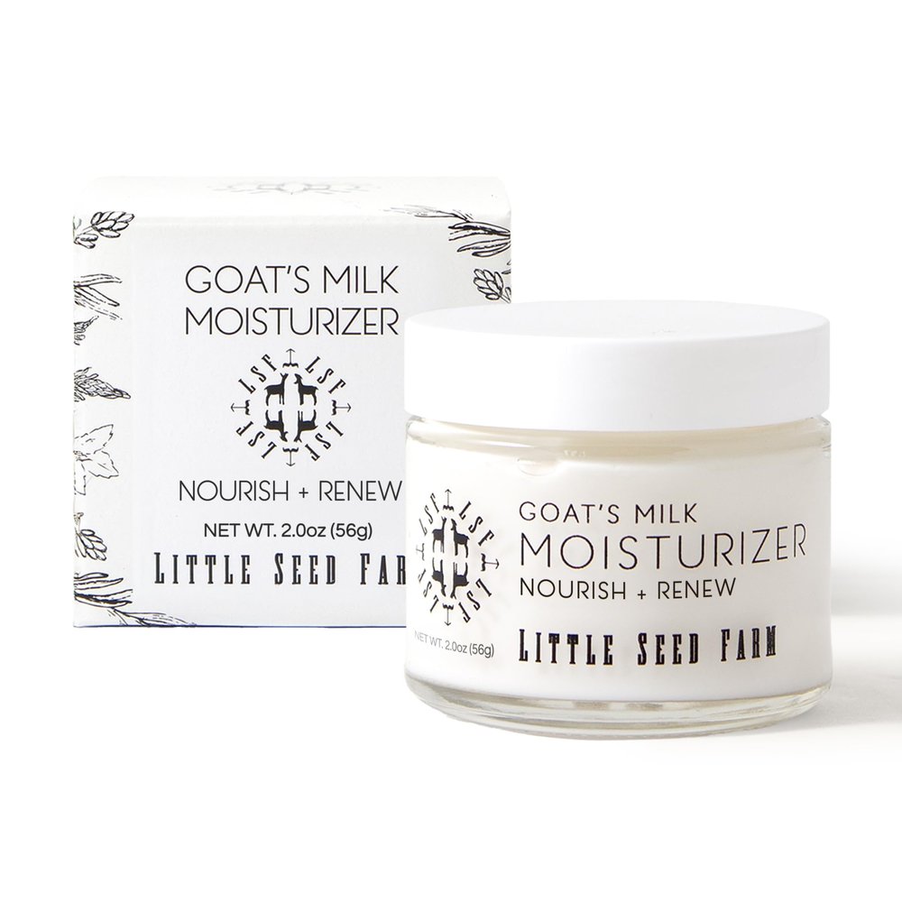 Little Seed Farm Goat's Milk Face Moisturizer - All Natural, Organic Moisturizer Face Cream - 2.0 Ounce