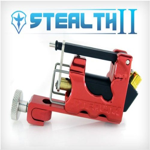 New STEALTH 2.0 Set Liner & Shader Tattoo Machine (RED)