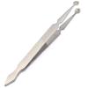 DDP Body Piercing Bead Holding Tweezers 4 3/4" Stainless Steel Professional Ear Nipple Belly Nose Tongue Lip Navel Eyebrow view 1