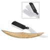 Cream& White Straight Cut Throat Shaving Razor Wooden Barber Hair Salon view 1