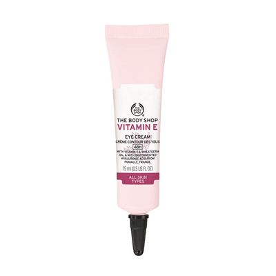 The Body Shop Vitamin E Eye Cream Reduces the Appearance of Fine Lines Refreshes & Hydrates For All Skin Types Vegan 0.5 oz