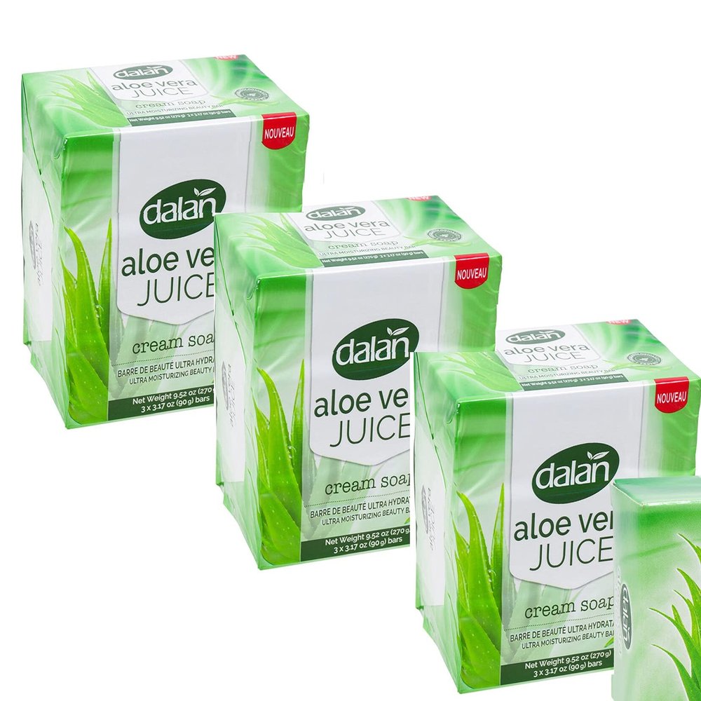 Aloe Vera Cream Soap (3-pack) Dalan