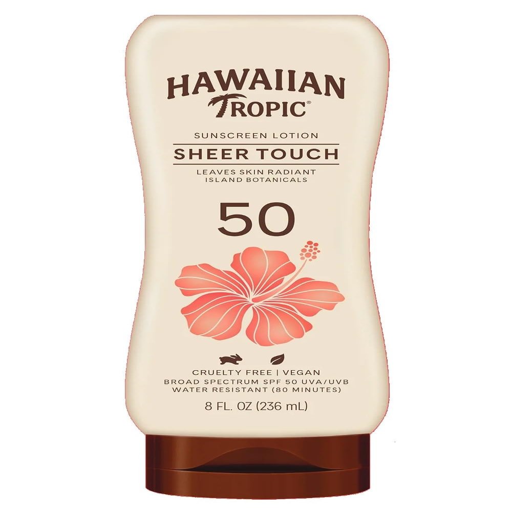 Hawaiian Tropic Sheer Touch Sunscreen SPF 50 Plus 8 oz
