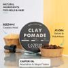 ZEUS Clay Pomade for Men, Matte Finish, Water Soluble & Extra Firm Hold Hair Styling Clay Pomade  MADE IN USA (4 oz.) view 2