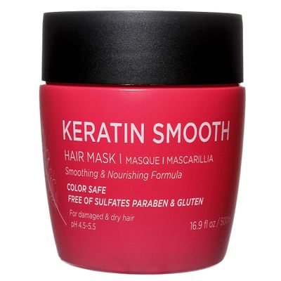 Luseta Keratin Smooth Hair Mask Hydrating & Nourishing for Dry Damaged Hair 16.9 oz