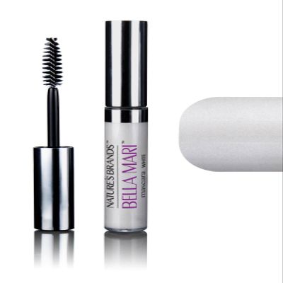 Bella Mari Natural Mascara, White; 0.4oz