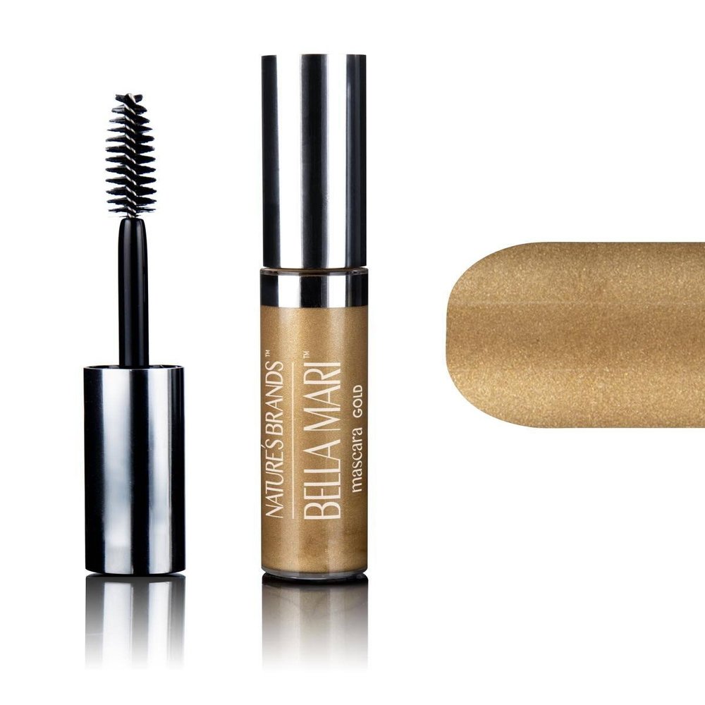 Bella Mari Natural Mascara, Gold; 0.4oz