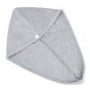 HOPESHINE Women's Soft Shower Hair Towel Twist Hair Turban Wrap Drying Cap Great Gift for Women (Grey 3-Pack) view 3