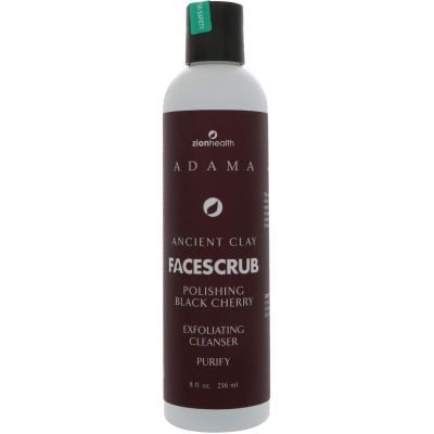 Adama Facescrub Black Cherry Zion Health 8 fl oz Liquid