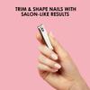 JAPONESQUE Fingernail & Toenail Clippers Set with Salon Quality Sharp Blades Made from Stainless Steel view 2