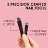 JAPONESQUE Fingernail & Toenail Clippers Set with Salon Quality Sharp Blades Made from Stainless Steel view 3