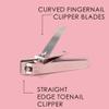 JAPONESQUE Fingernail & Toenail Clippers Set with Salon Quality Sharp Blades Made from Stainless Steel view 4