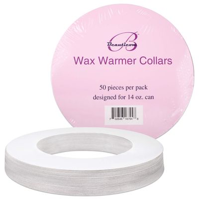 Beauticom (Bulk Quantity: 1000 Pieces) Wax Warmer Universal Protective Collars Ring for 14oz Wax Can