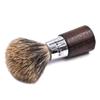 Parker 3-Band Pure Badger Shaving Brush with Stand  Long Loft Bristles for Generating a Rich Lather, Ergonomic Walnut Handle with Chrome Accents, Handmade Wet Shaving Brush | Iconic Brand view 3