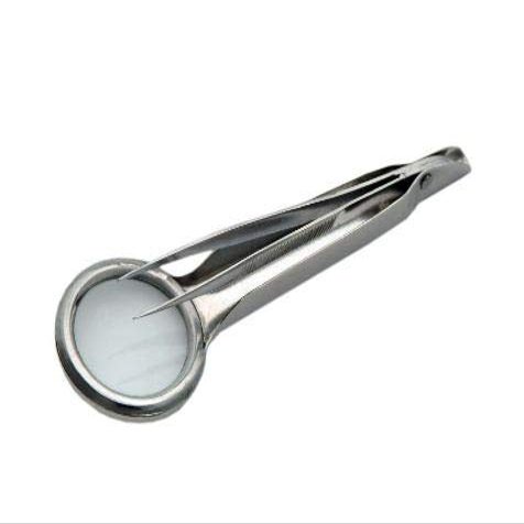 3.5" PROFESSIONAL MAGNIFYING TWEEZER (Pack Of 2)