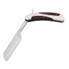 Stainless Steel & Wood Handle Razor with STROP Set view 2