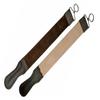 Stainless Steel & Wood Handle Razor with STROP Set view 3