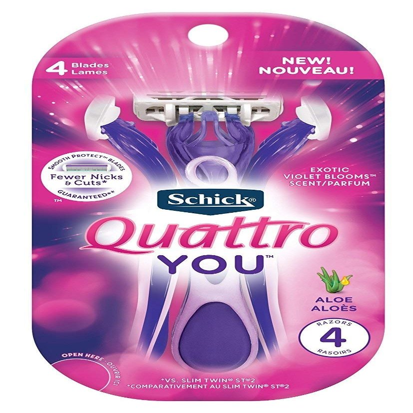 Schick Quattro You Womens Razor Vio