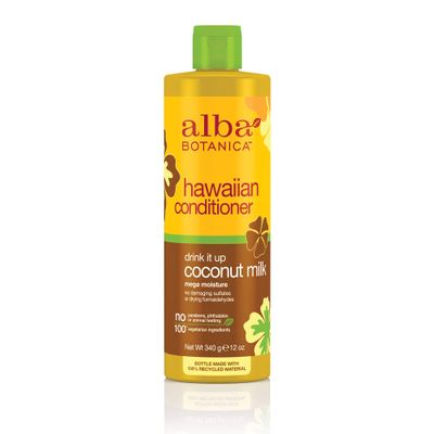 Alba Botanica Natural Hawaiian Conditioner Coconut Milk, 12 oz