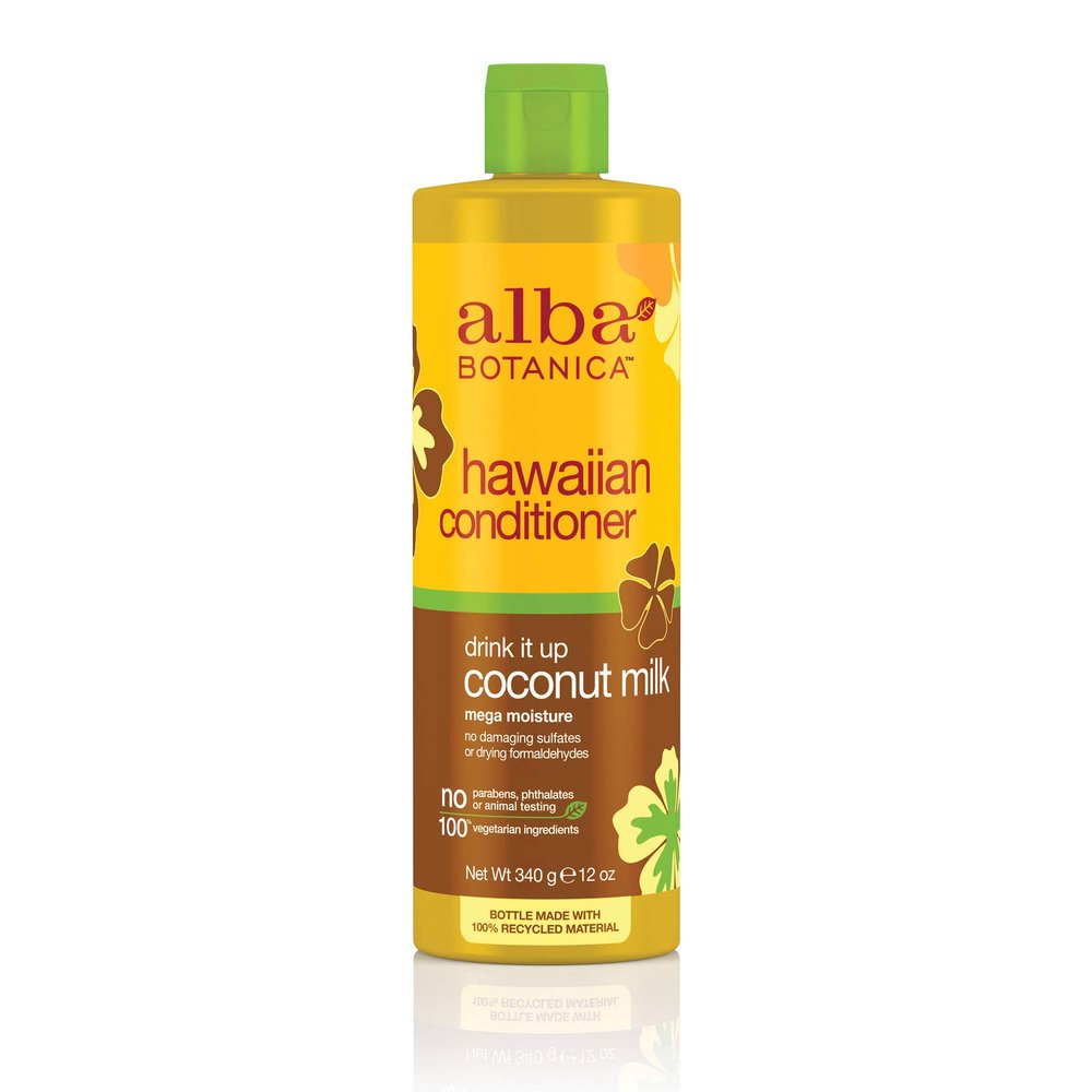 Alba Botanica Natural Hawaiian Conditioner Coconut Milk, 12 oz