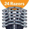BIC Comfort 3 Disposable Razors, Long-Lasting 3-Blade Razors for Men, Perfect razors Designed for Smooth and Comfortable Shave, 24-Count view 2