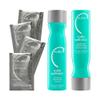 Malibu C Scalp Wellness Collection - Soothing Shampoo and Conditioner Hair Care Set for Dry Scalp - Formulated with Vitamin C Antioxidant Complex - Travel Size Scalp Remedy Packets Included (33.8 oz) view 1