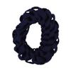 10 Pack Shoelace Hair Scrunchies Hair Ties - Navy view 2