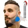 Aberlite ClearShaper 3.0 - Beard Shaper Kit w/Two Barber Pencils - Premium Shaping Tool - 100% Clear | Many Styles - The Ultimate Beard/Hair Lineup (US Patent) - Stencil Guide Template Outliner view 1