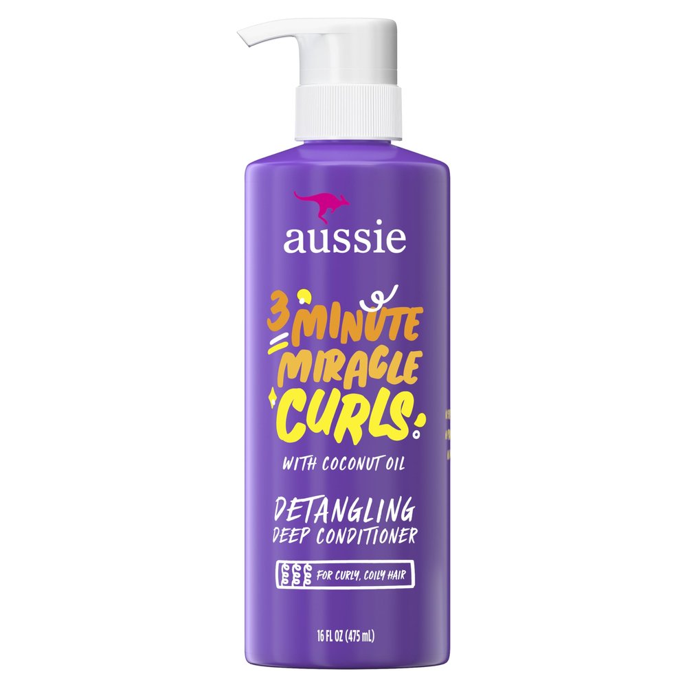 Aussie 3 Minute Miracle Curls Conditioner Pump, Citrus, 16 Fl Oz