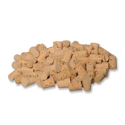 BodyJewelryOnline Cork Stoppers (100 Pieces), Small Body Natural Piercing Corks, Needles Tool Stopper, Jewelry Stud, Natural Material, Size [3/8" (10mm) x 1/2"(13mm) x 5/8"(15mm)]