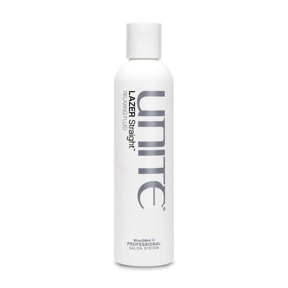 UNITE Hair  LAZER Straight Relaxing Fluid  Anti-Frizz Smoothing Cream for Sleek, Straight, Shiny Hair  Loosens Waves, Controls Flyaways & Adds Lightweight Shine  Paraben-Free, Vegan, 8 fl oz