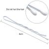 Hicarer 100 Pieces White Bobby Pins 2.2 Inch Hair Pins for Women Wave Hair Clips Bulk with Storage Box Wedding Hair Accessories for All Hair Types view 3
