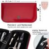 3 Swords Germany - brand quality 6 piece manicure pedicure grooming kit set for professional finger & toe nail care scissors clipper fashion leather case in gift box, Made in Solingen Germany (03706) view 4