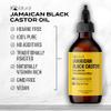 4oz Organic Cold Pressed Jamaican Black Castor Oil for Hair Growth and Damaged, Dry Scalp - Unscented, Hexane-Free view 3