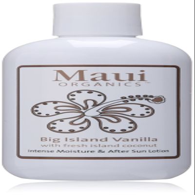 Maui Organics Moisture Lotion, (Big Island Vanilla, 8.5 Ounce)