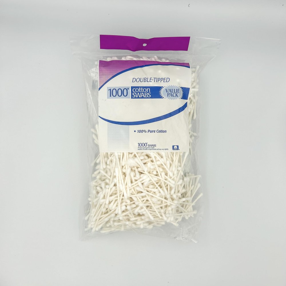 1000ct Cotton Swabs Bag