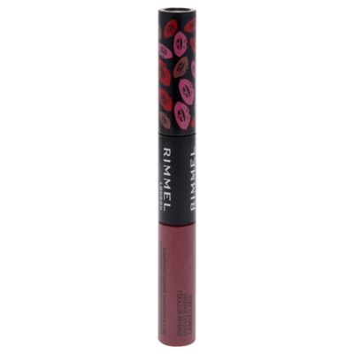 Rimmel London Provocalips 16hr Kiss-Proof Lip Color - Two-Step Liquid Lipstick to Lock in Color and Shine - 005 Just Teasing, .14 fl.oz.
