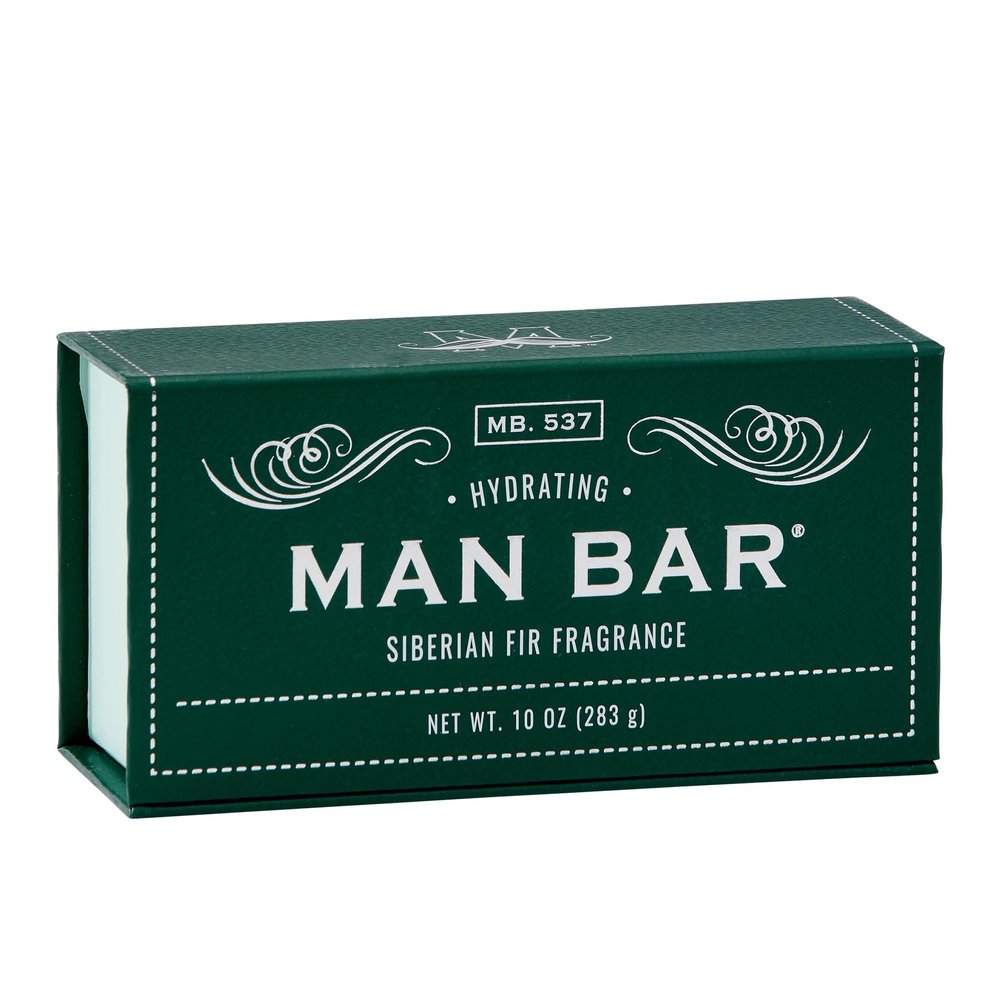 San Francisco Soap Company Man Bar Soap, Siberian Fir, 10 oz