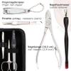 3 Swords Germany - brand quality 6 piece manicure pedicure grooming kit set for professional finger & toe nail care scissors clipper fashion leather case in gift box, Made in Solingen Germany (83202) view 3