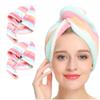 AuroTrends Microfiber Hair Towel 2Pack, Hair Towel Wrap for Women/Kids- Super Absorbent Soft Microfiber Towel for Hair, Hair Drying Towels for Long/Thick/Fine/Curly Hair (Set of 2, Rainbow) view 1