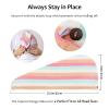 AuroTrends Microfiber Hair Towel 2Pack, Hair Towel Wrap for Women/Kids- Super Absorbent Soft Microfiber Towel for Hair, Hair Drying Towels for Long/Thick/Fine/Curly Hair (Set of 2, Rainbow) view 3