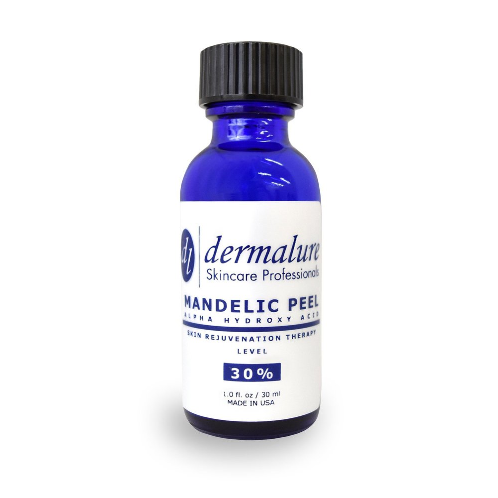 Mandelic Acid 30% AHA Alpha Hydroxy Peel Medical Strength Used For Rosacea, Cystic Acne, Blackheads, Pores, Whiteheads, Hyperpigmentation, Melasma, Age Spots, Sun Spots (2.0 fl. oz / 60 ml)