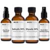 MedPeel Alpha & Beta Hydroxy Acid Essential Peel Kit, 20% Salicylic and 50% Glycolic, Includes 2 Peels, Prep and Neutralizer, Medium Strength Chemical Face Peels, 1oz/30ml (Kit of 4) view 1
