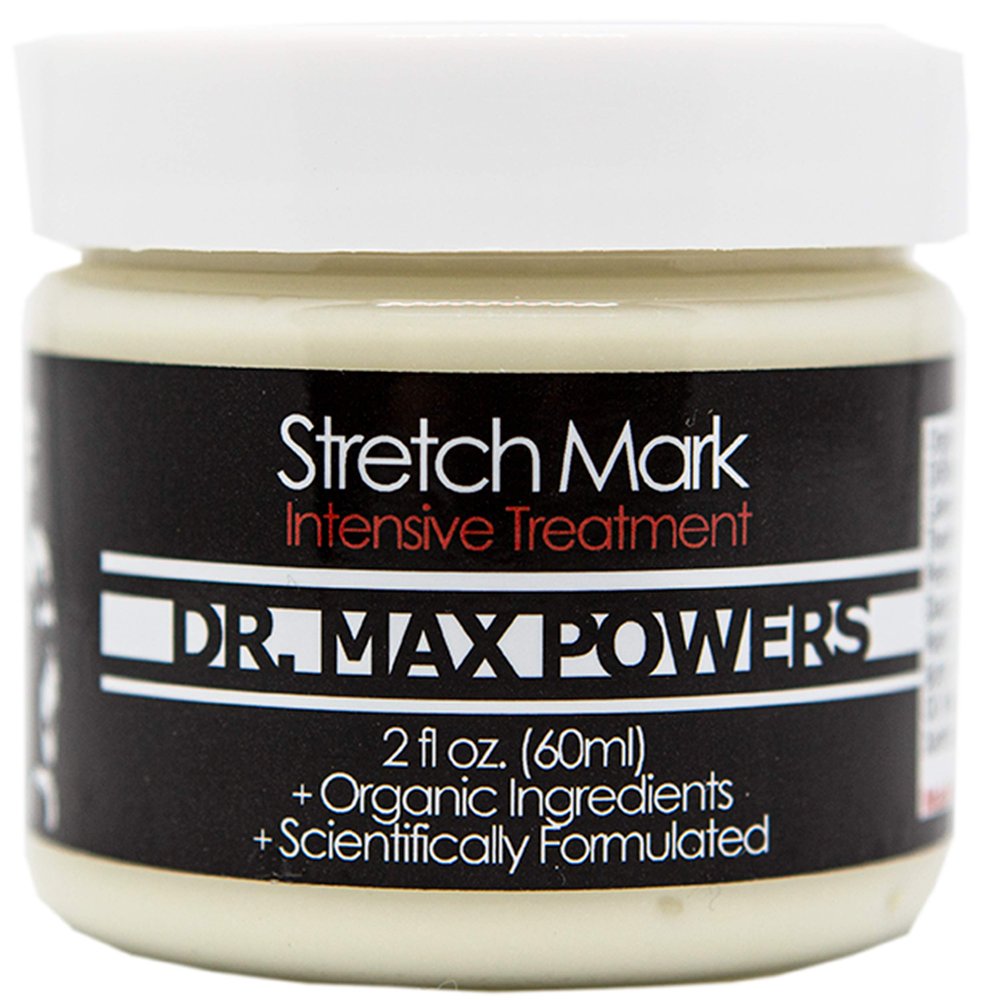 Dr. Max Stretch Mark Cream - Collagen Booster for Stomach, Arms & Thighs, 2oz