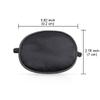 ewinever Pure Silk Eye Patch For Adults, Amblyopia Obscure Astigmatism Training Strabismus Correction Black view 2