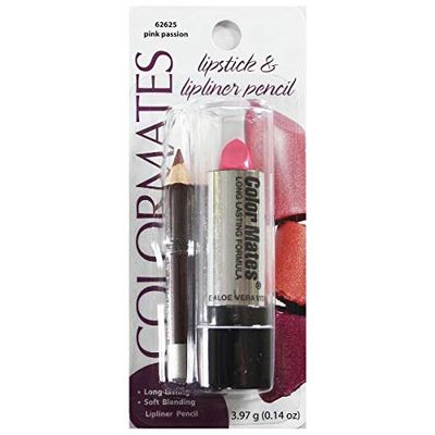 Colormates Lipstick & Lipliner Pencil 62625 Pink Passion by Color Mates