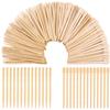 Aneco 800 Pieces Wood Wax Applicator Sticks Wax Spatulas Small Wood Spatulas Applicator for Hair Eyebrow Removal, 2 Style view 1